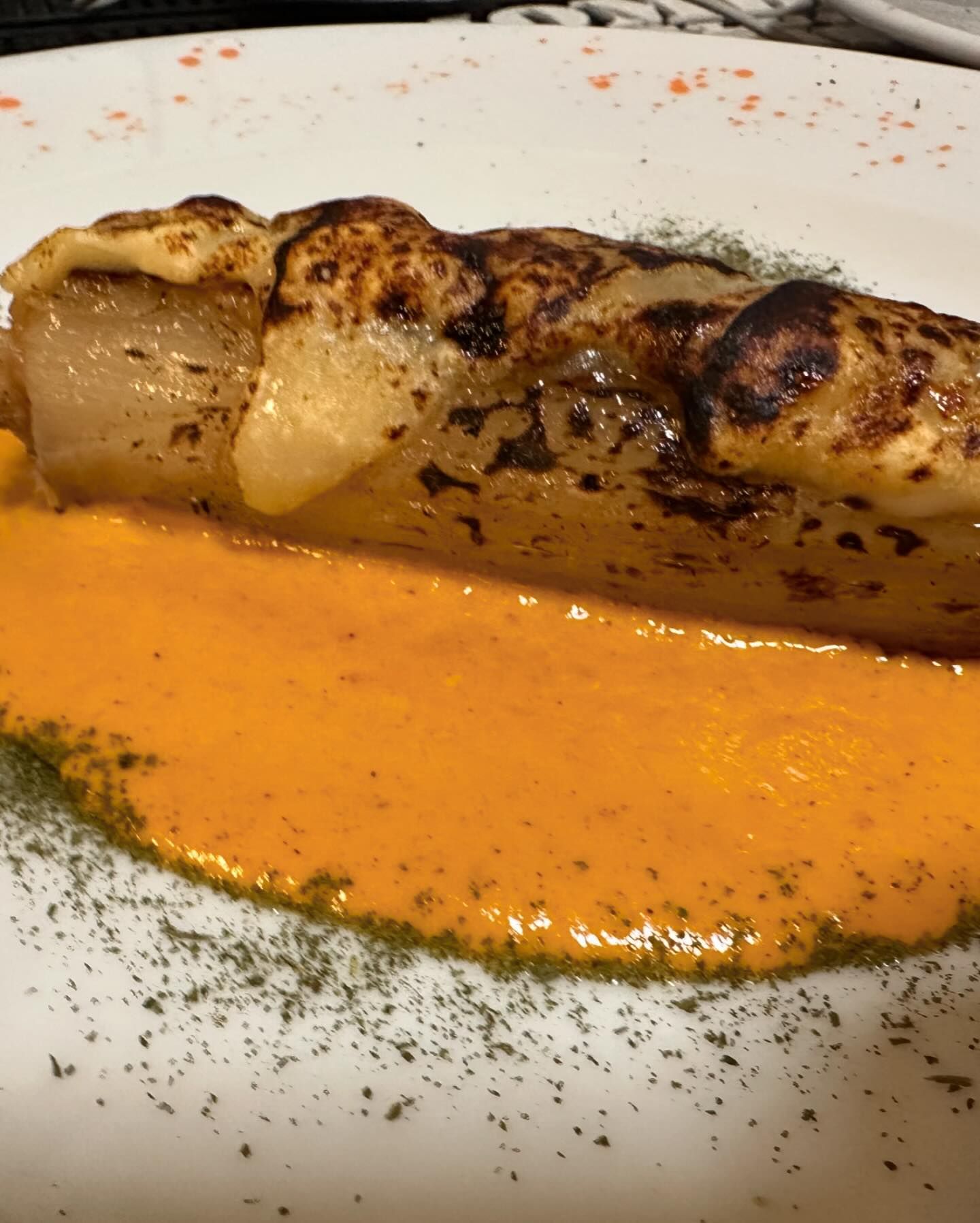Puerro a baja tempura